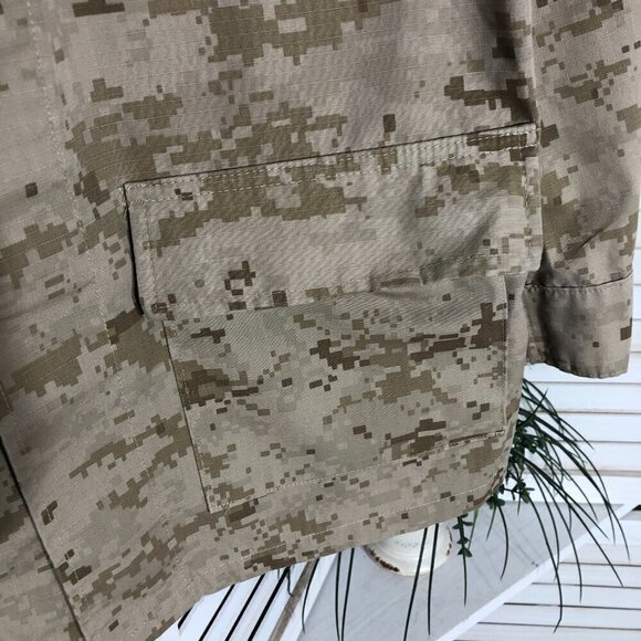 USMC Desert Marine Corp Camouflage Cotton FROG Combat Jacket - Small Regular - Picture 6 of 9